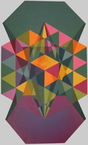 Sankhya 395 linocut 16x24