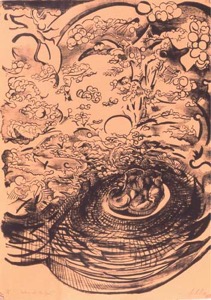 Bite of a Peach78 lithograph24x18