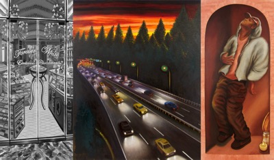 Death of a Teenagertriptych15 oc 60x 102