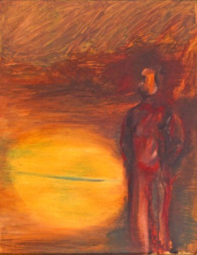Figure & Blue Line in Object79 opp 36x24