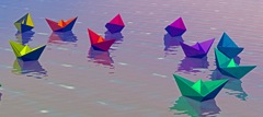 Boatscape-Rainbow #10, 10 pp 8x19