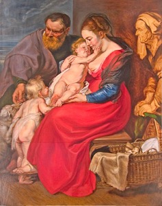 Rubens' Holy Familyin progress05 op 47x36